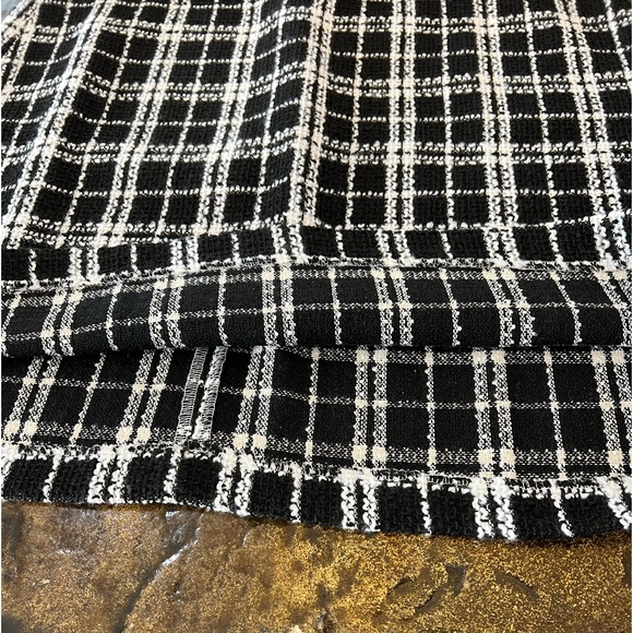 NWT BANANA REPUBLIC HOUNDSTOOTH MINI SKIRT SIZE 14 - Picture 6 of 7